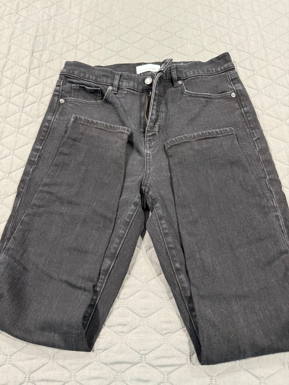 LOFT Women's Skinny Jeans in Washed Black